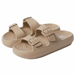 32 Degrees Ladies' Buckle Sandal   Beige